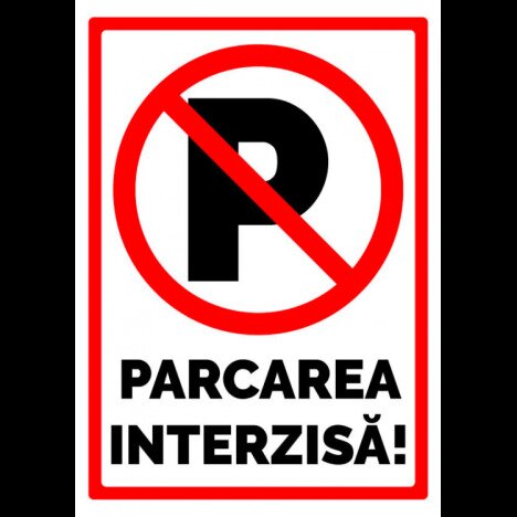 Indicator de parcari interzise